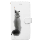 C Nのノルウェージャンフォレストキャット　黒猫 Book-Style Smartphone Case