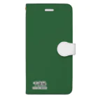 斜め上支店の和色コレクションVer-2：千歳緑（ちとせみどり） 手帳型スマホケース