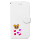 SMILE☆TIMEのくまちゃんとハート Book-Style Smartphone Case