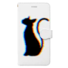 MizuriのGlitch Cat (猫グッズパーカーetc) Book-Style Smartphone Case