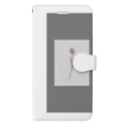 rilybiiのtulip gray Book-Style Smartphone Case