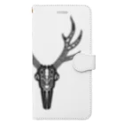 M_logのStylish deer Book-Style Smartphone Case