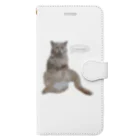 hubukichiの二日酔い代弁猫 Book-Style Smartphone Case