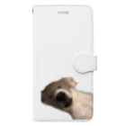 すいーとbabyのすやぴこな大きい犬 Book-Style Smartphone Case