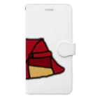 Campcamp.のCampcampのテント　赤 Book-Style Smartphone Case