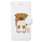 もりぴーと🎉強烈ぶさかわぴぐお🐶&コアちゃんグルメ🍔日記🐶🎉のスマホケースもぴぐお Book-Style Smartphone Case