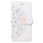 ❤kabotya❤の龍体文字フトマニ図 Book-Style Smartphone Case