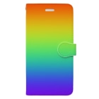ぽぬぞぬのグラデーション　レインボー　LGBT Book-Style Smartphone Case