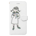 amenoasa(雨の朝)のスカーフの結いかた Book-Style Smartphone Case