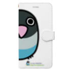 LOVEBIRD BOTANのLOVEBIRD BOTAN 前向き 手帳型スマホケース