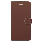 ぽぬぞぬのグラデーション Garnet Marron 手帳型スマホケース