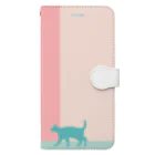 ねこや Ryoko -猫屋 りょうこ-のねこ　異国の趣き Book-Style Smartphone Case