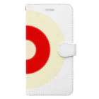 CORONET70のサークルa・クリーム・赤・クリーム2 Book-Style Smartphone Case