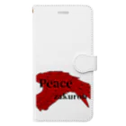 ピースザクロン(公式)のピースザクロン 赤の翼ver Book-Style Smartphone Case