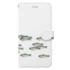 魚長～UoChou～のウルメイワシの群れロール柄 Book-Style Smartphone Case