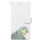 ■マネっぴ■のキソデボウシインコ Book-Style Smartphone Case