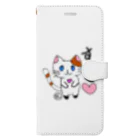 ななせ #321ライバーの三毛猫くん♡ Book-Style Smartphone Case