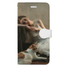 Hollywayの美人と猫 Book-Style Smartphone Case