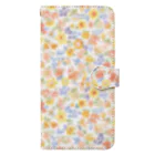 Neo_louloudi(ネオルルディ)のsmall flwer garden(yellow) Book-Style Smartphone Case