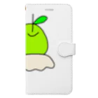 ゆるいもの倶楽部の🐌カタツムりんご🍏 手帳型スマホケース