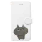 RAKUGAKIYA.のゆるねこさん Book-Style Smartphone Case