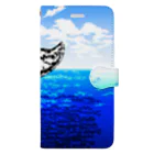 SeaYouTuberoseのWhale tail (Sea) Book-Style Smartphone Case