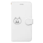 ぷーやんの耳の先っぽふさふさねこ Book-Style Smartphone Case