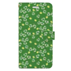 PIRIRITOのClover And Butterfly_green ver. Book-Style Smartphone Case