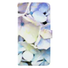 【雨の日曜日】のhydrangea Book-Style Smartphone Case