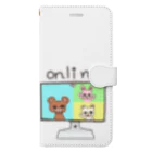 ゆずずショップのオンライン中のくまくまとうさぎちゃん Book-Style Smartphone Case