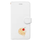 あんず🍑のアイスクリーム Book-Style Smartphone Case