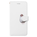 白文鳥のおもちさんの白文鳥のおもちさん Book-Style Smartphone Case