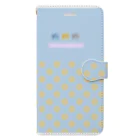 ネコとソラのねこと花 Book-Style Smartphone Case