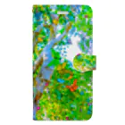 NEON LIGHT STARSのYOU are in wonderland*green Book-Style Smartphone Case