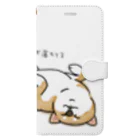 chizuruの柴犬落ちてる（茶柴） Book-Style Smartphone Case