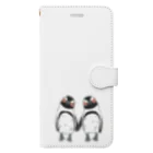 penguininkoの手繋ぎケープペンギンのカップル🐧❤️🐧 Book-Style Smartphone Case