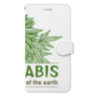 420 MUSIC FACTORYのCannabis & Bird（カナビスと鳥） Book-Style Smartphone Case