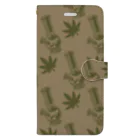 420 MUSIC FACTORYのBong & Cannabis （ボングとカナビス） Book-Style Smartphone Case