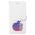 雀のお宿のチッチャイクマと夕暮れ林檎 Book-Style Smartphone Case