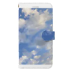 天使のいる街の秋が近づいて来たときのうろこ雲 Book-Style Smartphone Case