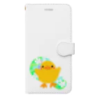 Lily bird（リリーバード）のほわピヨちゃん 背景あり② Book-Style Smartphone Case