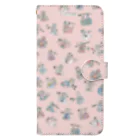 aNone sOnoneの着物イラスト（薄桜） Book-Style Smartphone Case