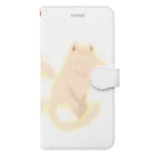 かみかみみかんの猫の盆踊り Book-Style Smartphone Case