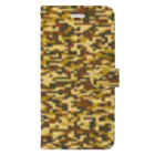 Military Casual LittleJoke のPixCamo 猫色 KijiTora  手帳型スマホケース