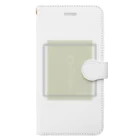 rilybiiのbabygray yellow mintgreen Book-Style Smartphone Case