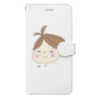 こんわちわんのねむい Book-Style Smartphone Case