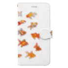 puikkoの金魚集合 Book-Style Smartphone Case