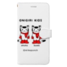 mikepunchのおにぎりキッズ・冬 Book-Style Smartphone Case