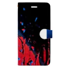 Ueda TakayasuのBlue & Red Book-Style Smartphone Case