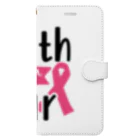 Fred HorstmanのBreast Cancer - Faith Over Fear  乳がん - 恐怖 に 対する 信仰 Book-Style Smartphone Case